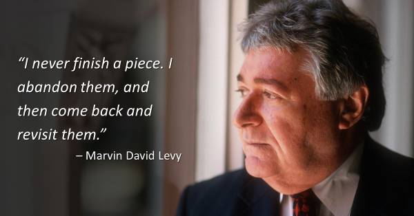 Rediscover Marvin David Levy: Lifelong Apprentice